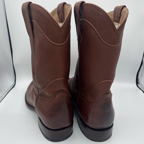 Men’s Leather Tecovas Brown Boots Size 11.5 - Picture 5 of 10